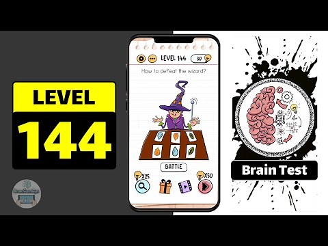 Brain Test Level 144 Walkthrough