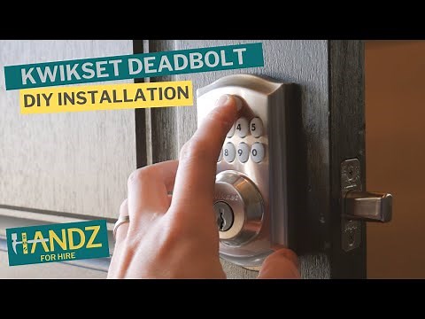 How to QUICKLY and EASILY Install a Kwikset Smartcode Deadbolt
