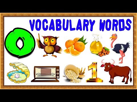 Vocabulary Words For Kids | Words From Letter O | Words That Start with O
