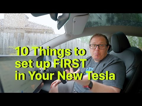 First 10 things to set up in your new Tesla Model Y