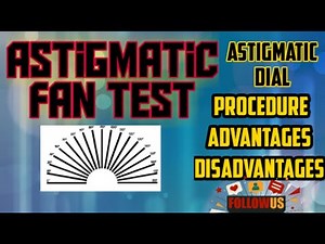 Astigmatic Fan test | Astigmatic Dial test procedure |