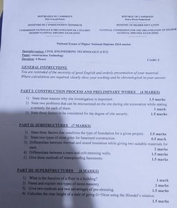 Part I: Construction Process and Preliminary Works (4 Marks)St... | Filo