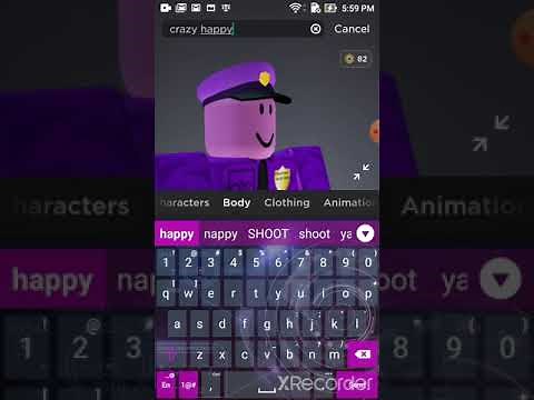 Roblox - how to make purple guy in roblox