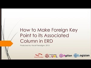 How to Make Foreign Key Point to its Associated Column in ERD
