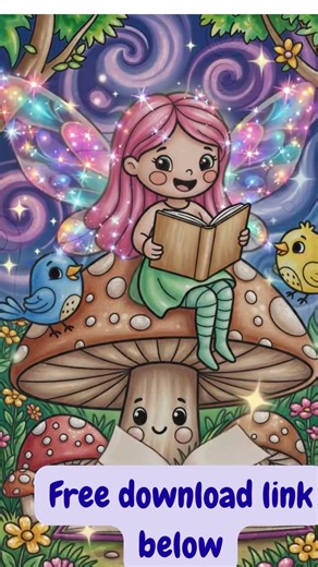 Kids Love Fairy Coloring | Free Printable Coloring Book #drawing #coloringadventure #coloringpage