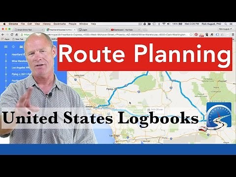 How to TRIP PLAN in the United States for CDL Drivers Learning to Navigate | Logbooks