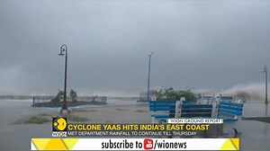 5.1K views · 109 reactions | #CycloneYaas makes landfall in Indian state of #Odisha with windspeed of 130kmph, and is likely to move northwestwards as it weakens into a severe storm. According to the met department, the rainfall is expected to continue till Thursday. WION correspondent Pooja Mehta brings you this ground report | WION | Facebook