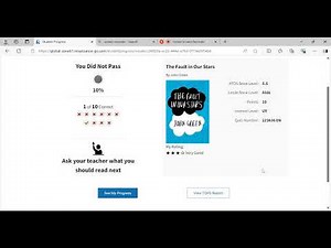 How to Take an AR Quiz