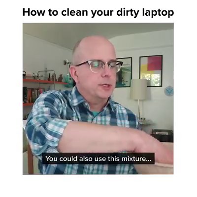 160K views · 37 reactions | If you use your laptop every day, it might be kind of gross. Here's how to make it look nice again. | CNET | Facebook