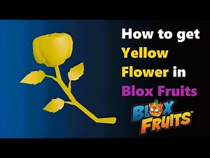 How to get Yellow Flower in Blox Fruits #roblox #bloxfruits