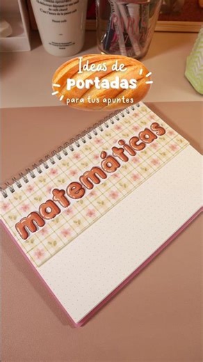 Portadas bonitas | 🍞 Hagamos mi separador para matemáticas