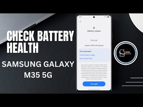 How to Check Battery Health on Samsung Galaxy M35 5G | Full Guide (2025)