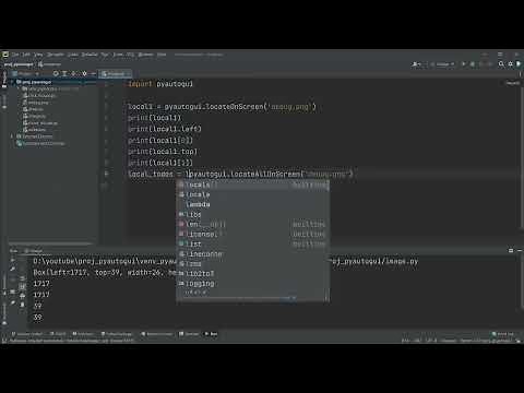 165 - Reconhecendo uma Imagem e a utilizando com Pyautogui Python