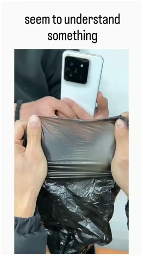 Follow for chocolate 🍫 on Instagram: "The post features a 16-second video demonstrating a smartphone camera flash melting and igniting a black plastic bag when held directly against it, captioned "I seem to understand something" in ironic surprise, amassing over 4.2 million views in under 24 hours. This occurs because the flash's concentrated LED beam delivers about 100-200 lumens to a tiny area, generating localized temperatures up to 200-300°C through photon absorption and thermal conduction 