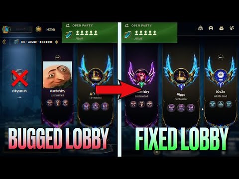 How to fix a BUGGED LOBBY | League of Legends