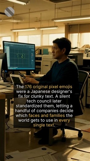 The first emojis were born from a practical need. In 1999, Japanese designer Shigetaka Kurita, working for telecom giant NTT Docomo, crafted the initial set of 176 characters to convey information quickly on early mobile screens. These simple 12x12 pixel images covered weather, traffic, and emotions. Their path to global dominance came in 2010 when the Unicode Consortium—an industry standards group whose members include Apple, Google, and Microsoft—formally adopted them. This single technical mo