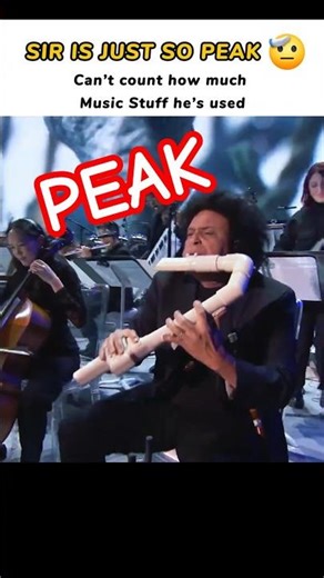 Sir is just so PEAK 🗿