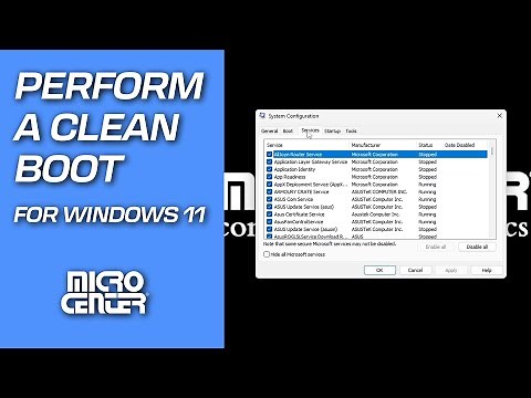 How to perform a clean boot in Windows 11 | Micro Center Tech Support