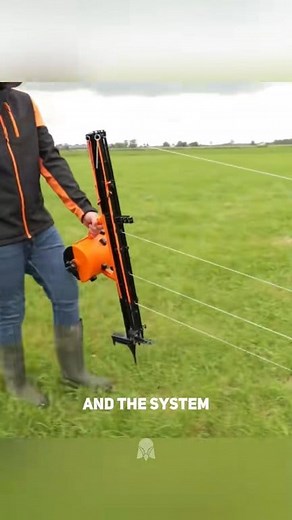 #8 Instant Electric Fence Setup! Protect your farm or property in seconds—easy, fast, and powerful! . . . . . . . . . . . . . . . . . . . . #ElectricFence #FarmSafety #Innovation #DIYTech #ViralVideo #USAFarming | Dalton Wisdom