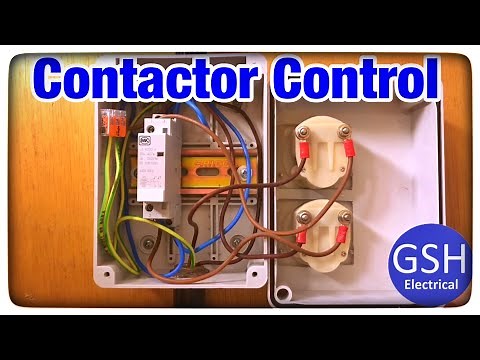 Single Phase Contactor - Connections Explained, Application plus the Current in the Coil and Load