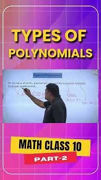 Types of Polynomials | Part-2 | Class 10 Maths Chapter 2 | CBSE 2025 | NCERT | AASOKA