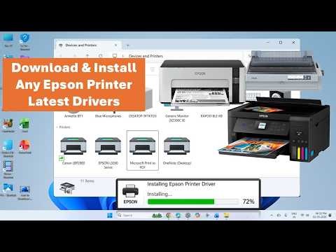 How to Download & Install Any Epson Printer Latest Drivers for Windows PC