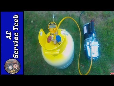 HVAC Vacuum Procedure for a New Recovery Tank!