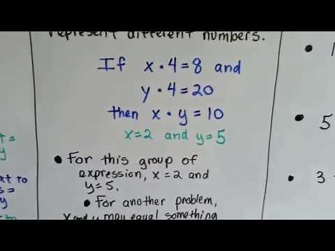 Grade 6 Math #1.7, How to write an algebraic expression