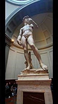 Michelangelo’s David at the Accademia Gallery"