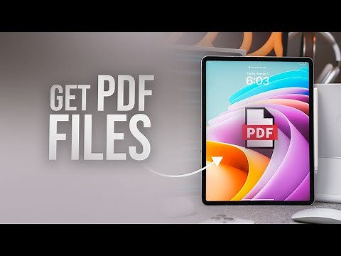 How to Open and Read PDFs on an iPad