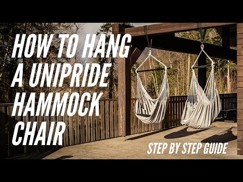 How to Hang a Hammock Chair? Step by Step Guide How to Do it!