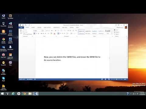 How to Merge (Join) .SWM files into a single .WIM