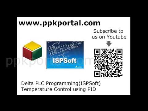 Delta PLC Temperature Control Using PID(with Audio Explanation in English)
