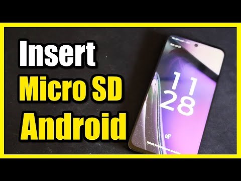 How to Insert Micro SD Card to Android Phone & Increase Storage (Fast Tutorial)