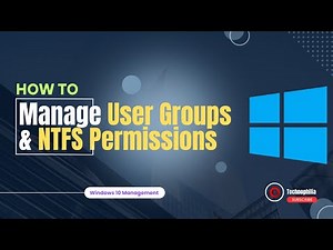 14 | How To Manage Local Groups & NTFS Permissions | Create Group | Folder Share
