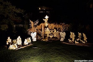 How to Create a Beautiful Outdoor Nativity Scene | Joy Us Garden