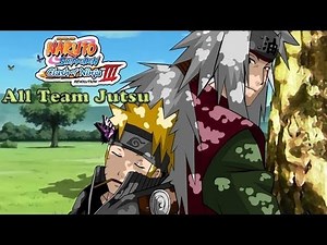 Naruto Shippuden Clash of Ninja Revolution 3 All Team Jutsu (HD)