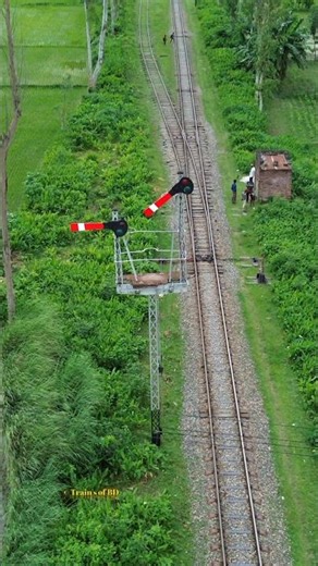 Semaphore Signal Arm, Closing Signal. #signal #arm #railway #shorts