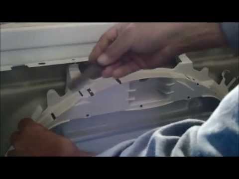 DIY GE Hotpoint Dryer Repair Top Bearing and Slides - NVLR333EE0WW