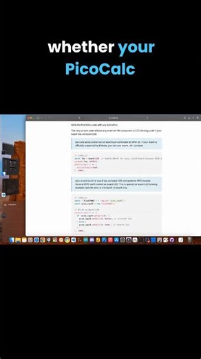 Blinking LED! Code Raspberry Pi Pico w/JS!
