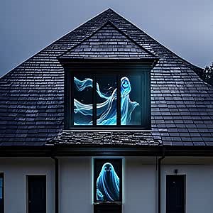 Amazon.com: Holographic Rear Projection Screen Material: Indoor Projection Screens 44" x 75" Projectors Halloween Decorations Video Movie Night for Hang Mounting : Electronics