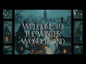 Christmas Window Projection | Cozy Winter Wonderland Scene with Lights, Snowfall & Festive Ambience