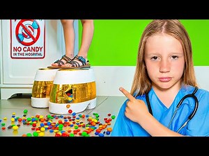 Nastya and her friends learn about the dangers of eating candy