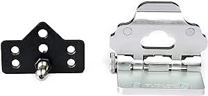 Flip Lok High Security Outward Swing Door Lock is 10X Stronger than a Deadbolt. Instantly Turns Any Room into a Safe Room for Complete Piece of Mind at Home or Office (Silver)