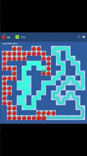 Google Snake Mods Challenge Level #20 with A LOT of Apples