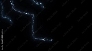 Lightning in 4k high definition resolution,Beautiful Super Slow Motion Lightning Strikes