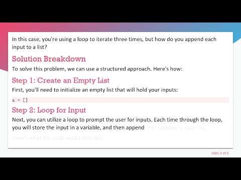 How to Efficiently Save Multiple Inputs in a Python List