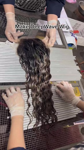 Make DeepWave wig #hair #hairstyle #beauty #hairstyles #haircut #hairstylist #makeup