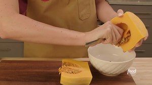 Did you know that butternut squash can last for 2 to 3 months, if stored correctly?! 😱It can seem daunting to break one down, but it's actually quite easy! Download the #FoodNetworkKitchen app for more tips and tons of butternut squash recipes: http://food-network.app.link/download. | Food Network Kitchen