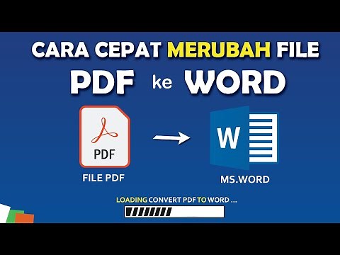 ✅ Mudah Banget ! Cara Merubah File Pdf Menjadi Word